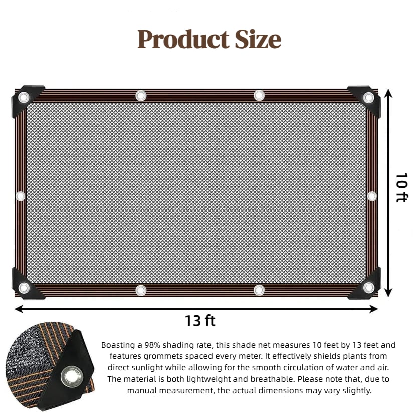 ☀️ 98% UV-Blocking Sunshade Net – Ultimate Outdoor Protection