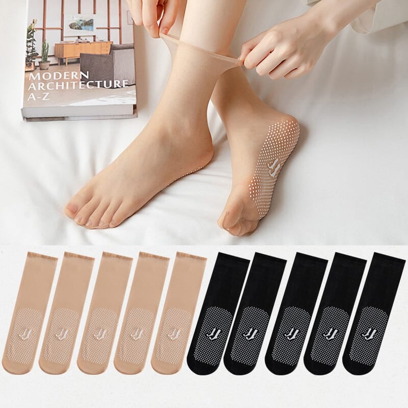 🔥🔥Invisible, Slip-resistant Crystal Silk Socks
