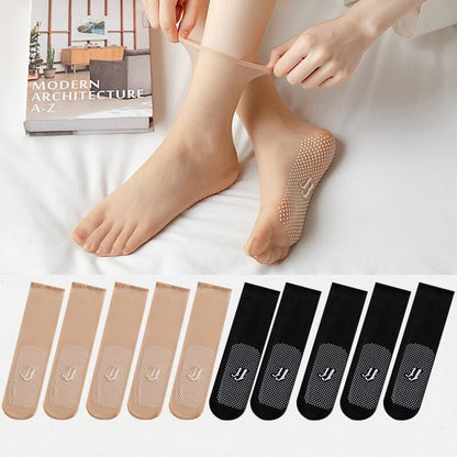 🔥🔥Invisible, Slip-resistant Crystal Silk Socks
