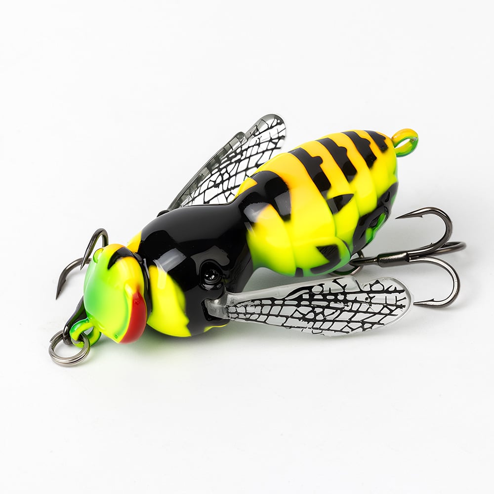 🔥  🐝 Bionic Wasp Topwater Lure That Triggers Explosive Strikes
