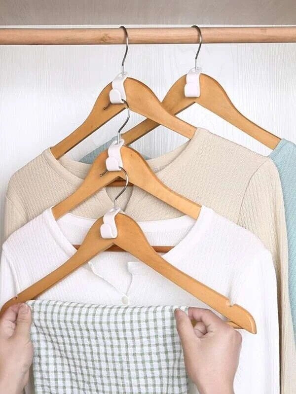 🔥The best closet helper]Space-Saving Clothes Hanger Connector Hooks
