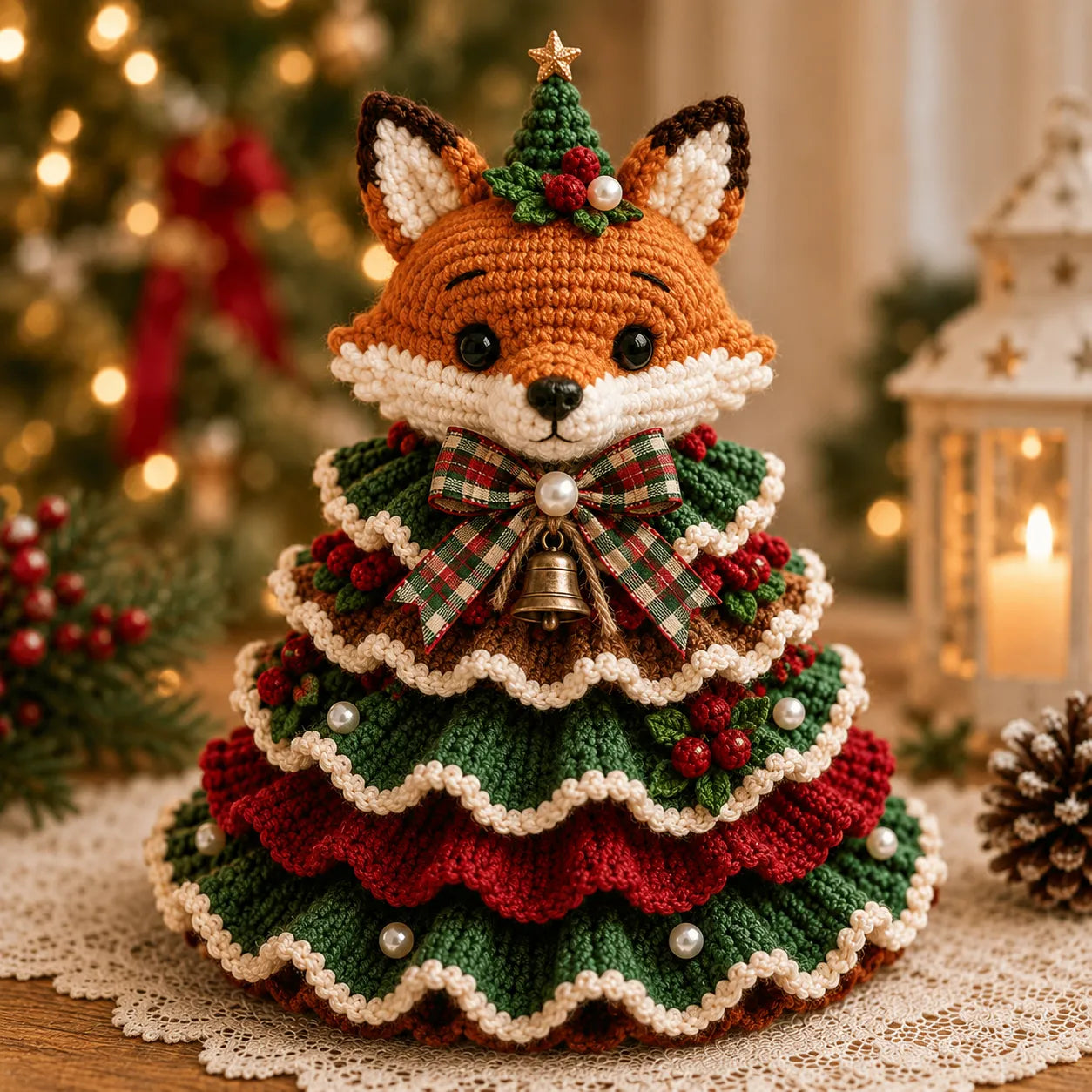 🔥LAST DAY 50% OFF - 🎄Crochet Animal Christmas Tree DIY Kit – Stitch a Little Christmas Magic