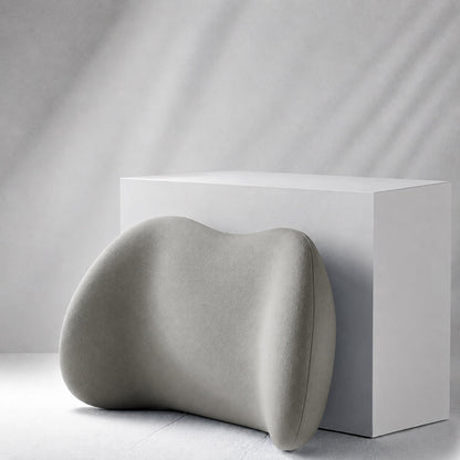 Car Neck & Lumbar Support Pillow Set – Memory Foam Headrest & Lower Back Cushion for Comfortable Driving