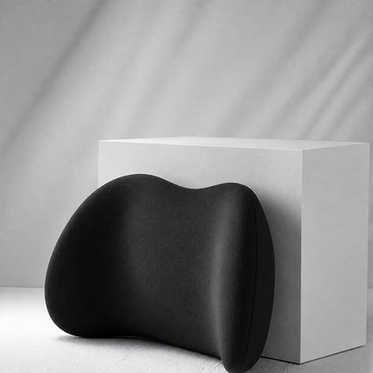 Car Neck & Lumbar Support Pillow Set – Memory Foam Headrest & Lower Back Cushion for Comfortable Driving