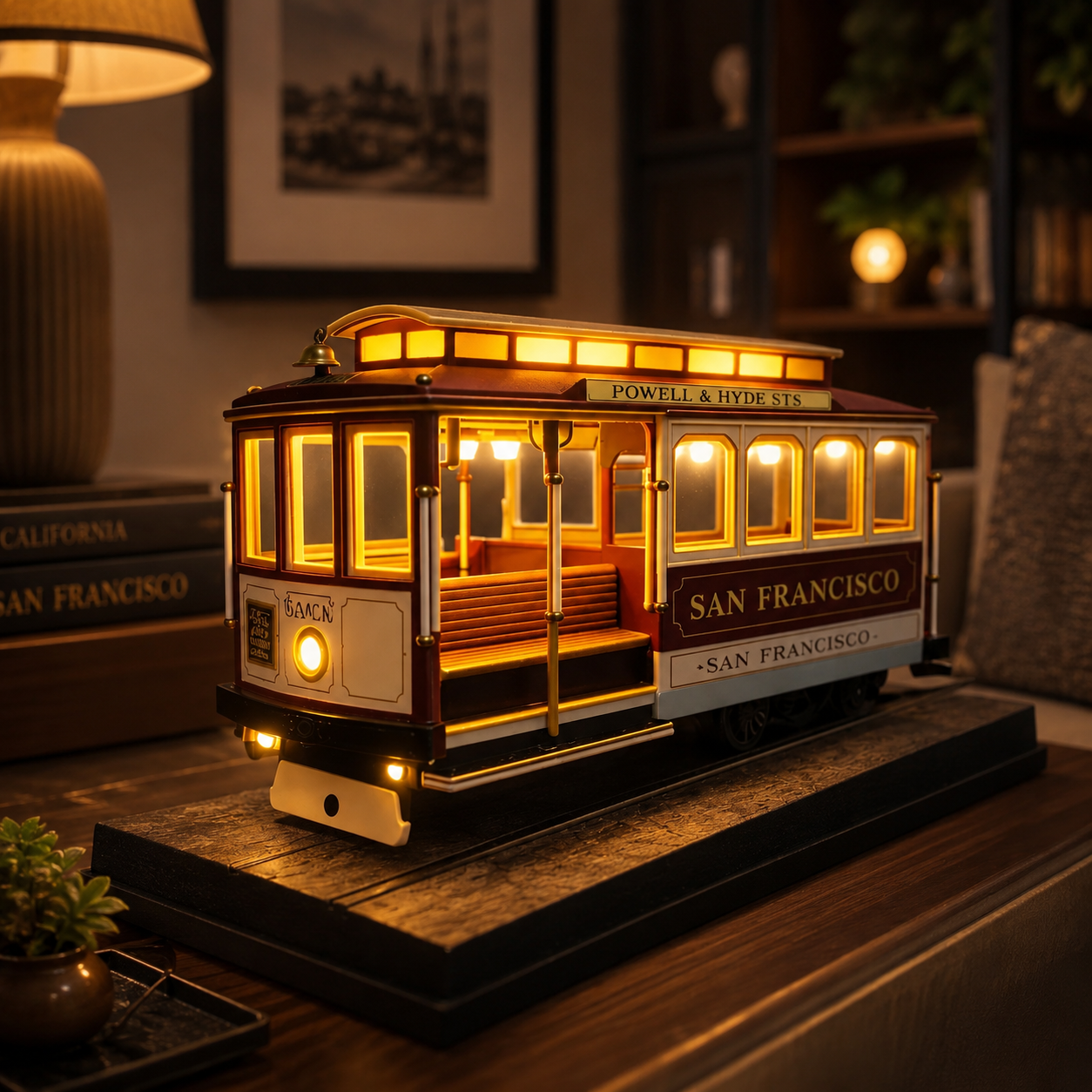 ⏰49% OFF Vintage San Francisco Tram Desk Lamp