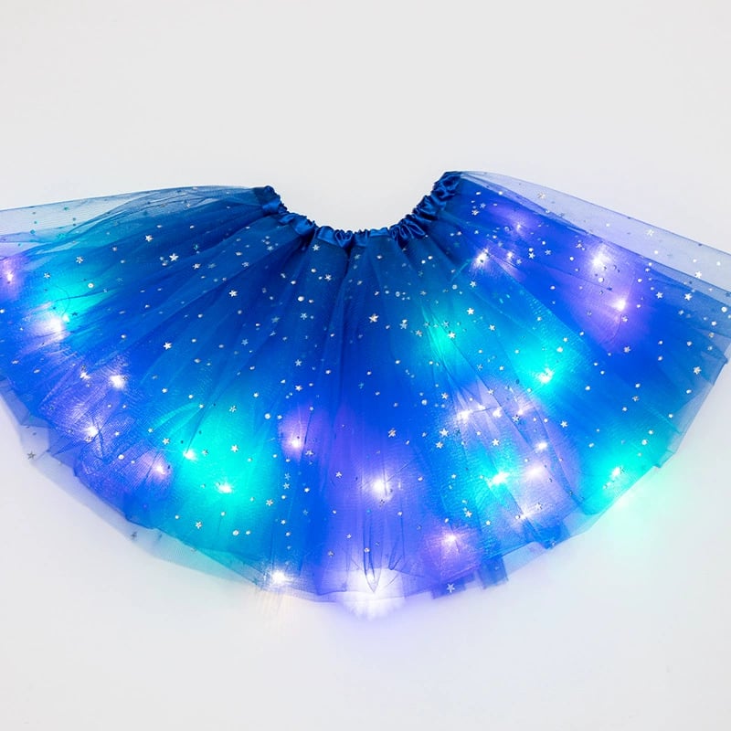 Final Clearance!🌟 Princess Glow LED Skirt | Soft, Safe & Stretchy for All-Day Play– Last Chance at This Price! 🔥🔥Buy 2 Get 10% Off