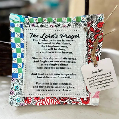 🔥Limited Time Buy 1 Get 1 Free🔥✝️Best Encouraged And Blessed Gift-Prayer Quilt with cross inside