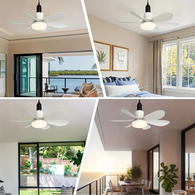 🏆LAST DAY SALE 49% OFF🔥SmartBreez 40W LED Ceiling Fan Light – 20.5” Ultra-Quiet with Remote 🎯 | E27 + FREE B22 Adapter 🔌 | For Bedroom 😴, Kitchen 👩‍🍳 & Garage 🛠️ – UK Ready! 🇬🇧