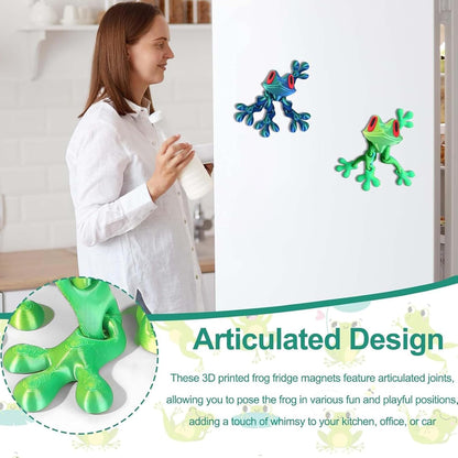 🐸 Movable magnetic frog refrigerator magnet
