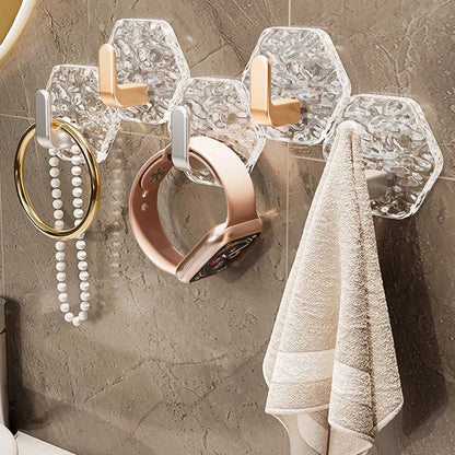 10 PCS Punch-Free Ripple Wall Adhesive Hooks🥳