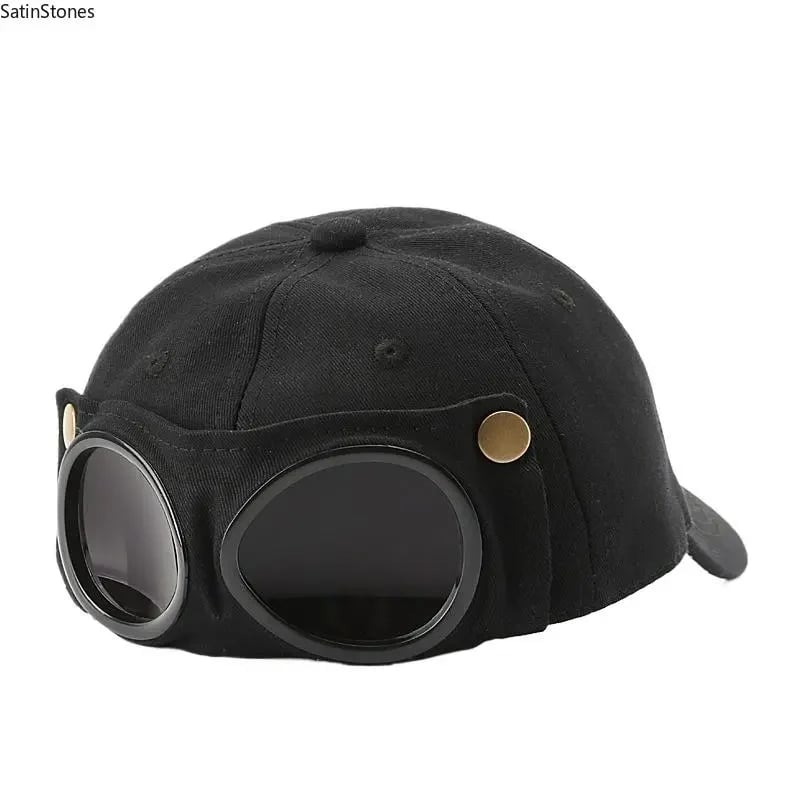 Men's Pilot Baseball Cap - Personalized Glasses-Ready