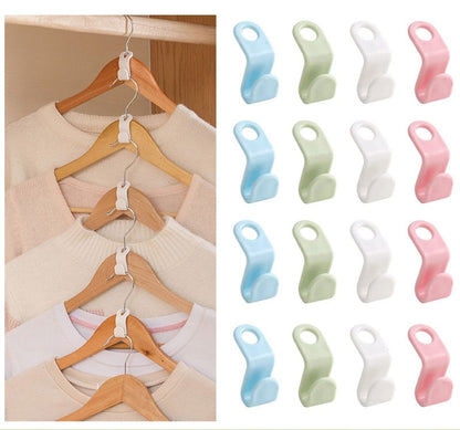 🔥The best closet helper]Space-Saving Clothes Hanger Connector Hooks