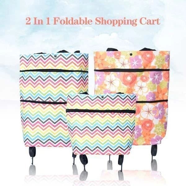 🏆 Last Day Special Price £12.99 ! 🔥 2-in-1 Shopping Bag Foldable Green Bag