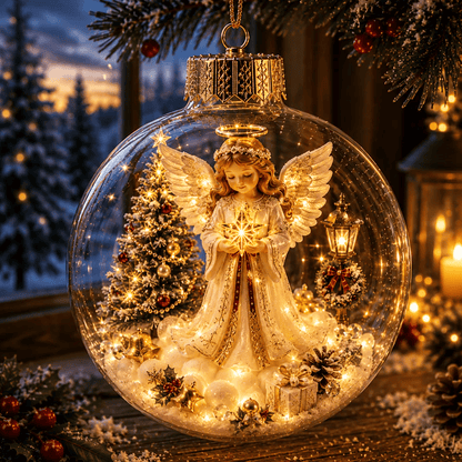 🔥Limited time 69% OFF -✨🎄 Glowing Christmas Story Ornament – Light-Up Mini Holiday Scene