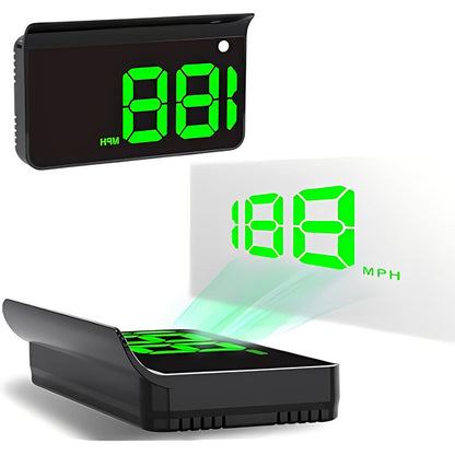 GPS Head-Up Display for Cars – Digital MPH Speedometer with HUD Projection