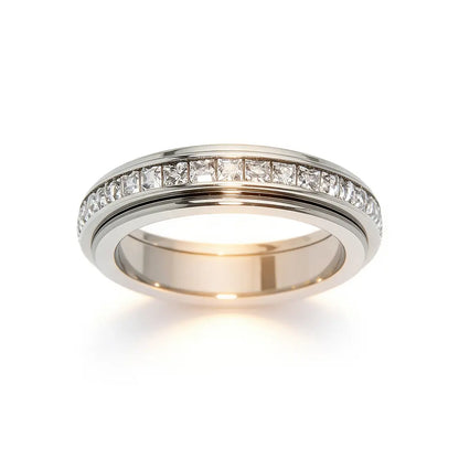 Anxiety Rings for Women and Men Titanium Steel