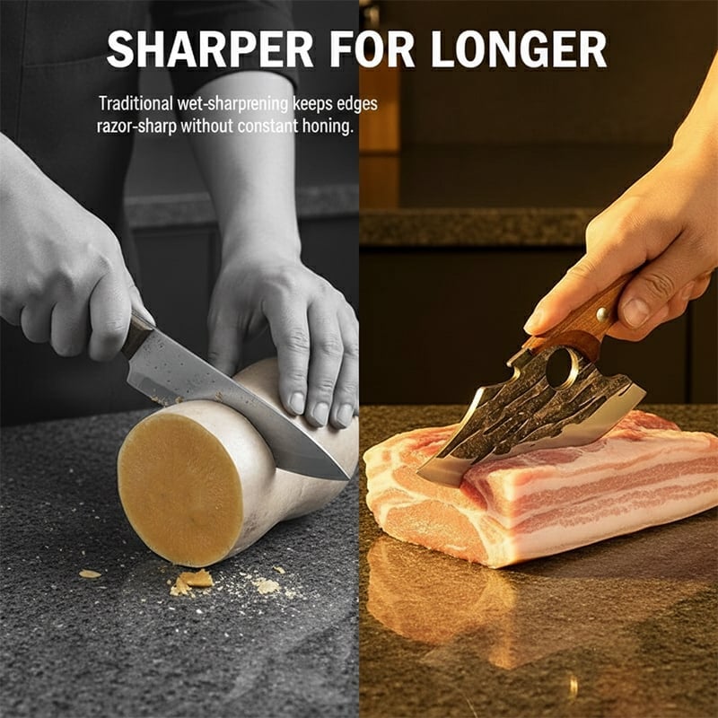 💎 Premium Hand-Forged Knives – Ultimate Kitchen Cutting Experience