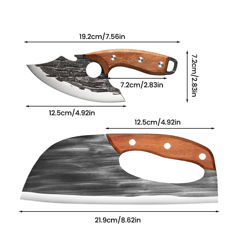 💎 Premium Hand-Forged Knives – Ultimate Kitchen Cutting Experience