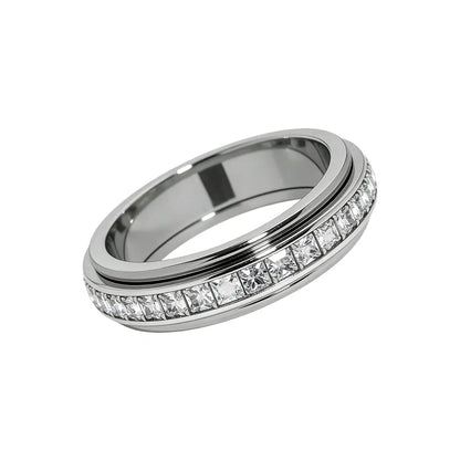 Anxiety Rings for Women and Men Titanium Steel