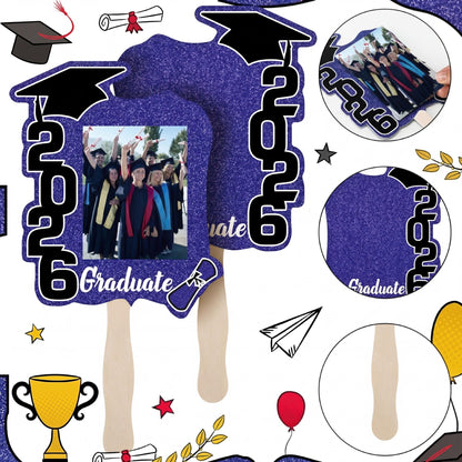 🎁Last Day Promotion 49% OFF🔥 24 Pack Class of 2026 Graduation Fans