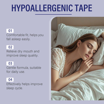 Gentle, Safe & Effective Mouth Tape for Nasal Breathing