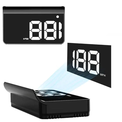 GPS Head-Up Display for Cars – Digital MPH Speedometer with HUD Projection