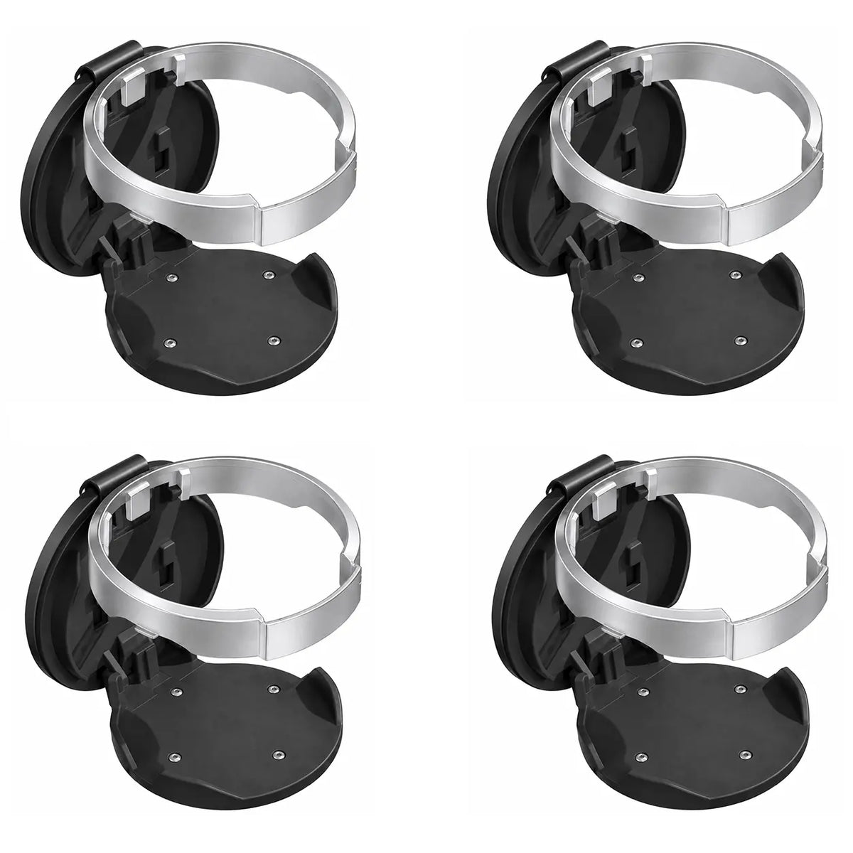 Universal Foldable Car Cup Holder with Hook – Space-Saving Vehicle Drink Organizer