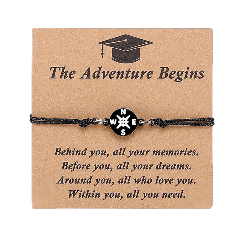 🎓 2026 Graduation Compass Bracelet – Perfect Gift for Graduates