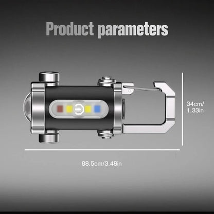 🔥Buy 1 gte 1 free🔥Portable Rechargeable Bright Keychain Flashlight