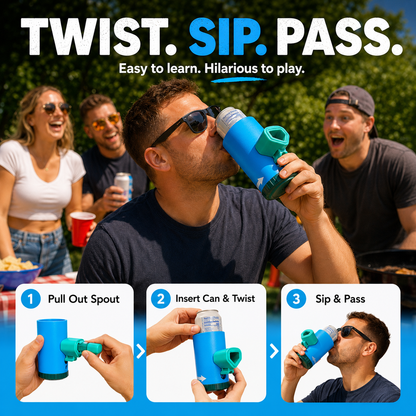💦 Splash Roulette Party Game – Twist, Sip, Pass & Get Soaked