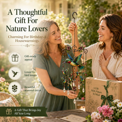 🐦🎐Graceful Hummingbird Wind Chime