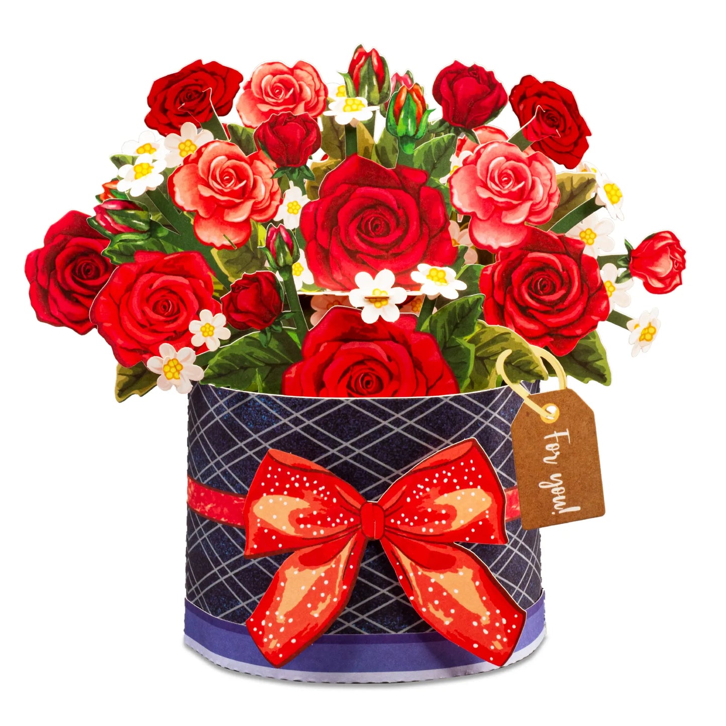 💐 3D Pop-Up Flower Bouquet Card – A Gift That Blooms