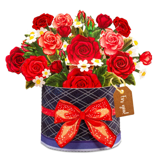 💐 3D Pop-Up Flower Bouquet Card – A Gift That Blooms