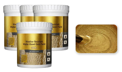 🎨🏡Water-Based Weather-Resistant Gold Paint 🔥Buy 2 Get 1 Free