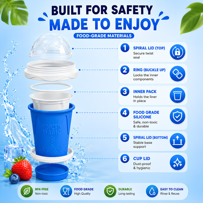 🔥 LAST DAY SALE 50% OFF 🔥 Magic Slushy Maker Cup ✨ Turn Any Drink Into A Slushie In Minutes