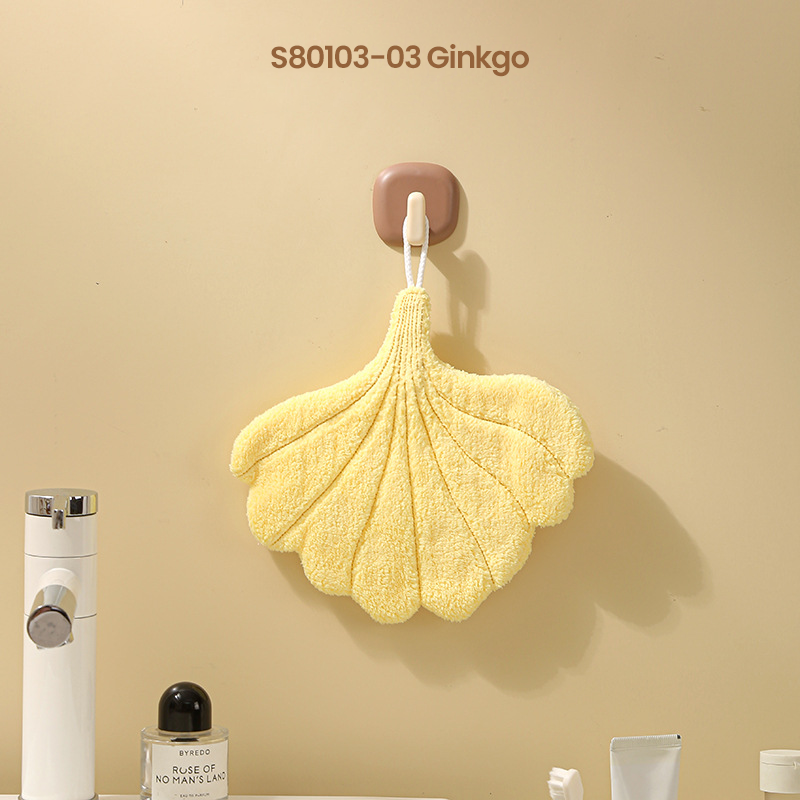 🧼✨ Thick Hanging Cartoon Coral Fleece Hand Towel | Save 60% Today Only