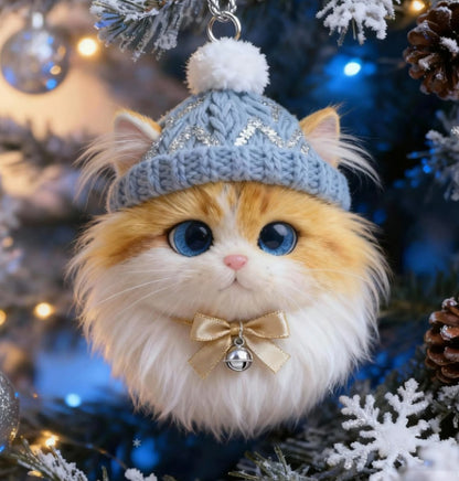🐱❄️ Furry Friends: Winter Cat Ornament Collection