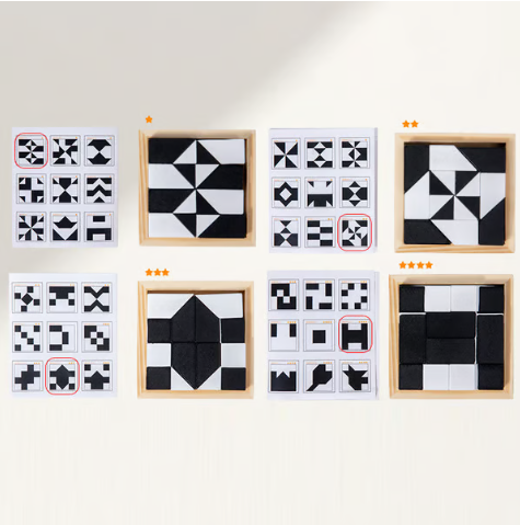 🖤🌟Puzzles Hidden Building Blocks Puzzles Toys