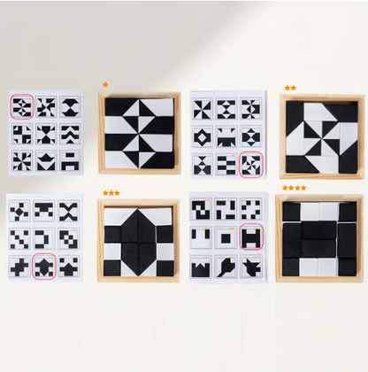 🖤🌟Puzzles Hidden Building Blocks Puzzles Toys
