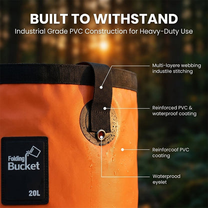 Portable Folding Water Storage Bucket