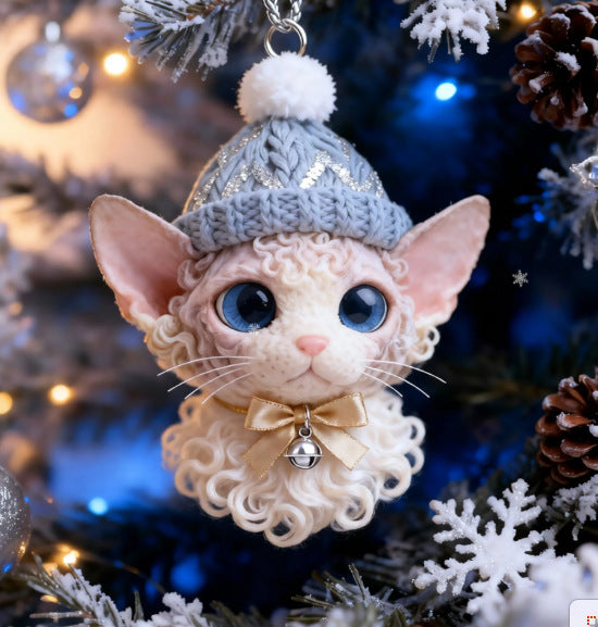 🐱❄️ Furry Friends: Winter Cat Ornament Collection