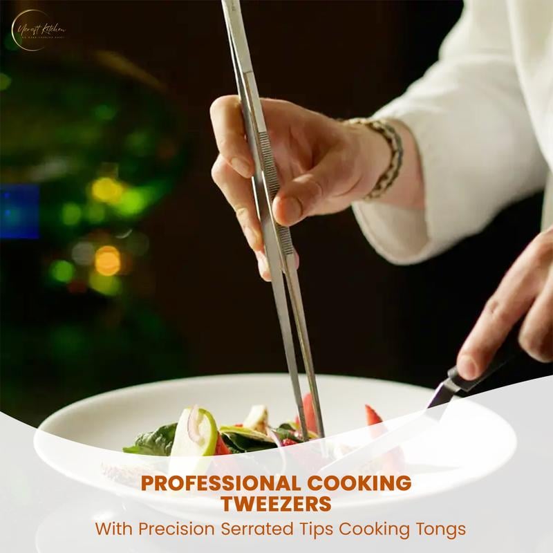 Non-Slip Kitchen Tweezers – 2 PCS   🔥🔥 Buy 2, Get 10% Off