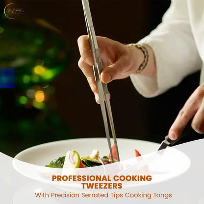 Non-Slip Kitchen Tweezers – 2 PCS   🔥🔥 Buy 2, Get 10% Off