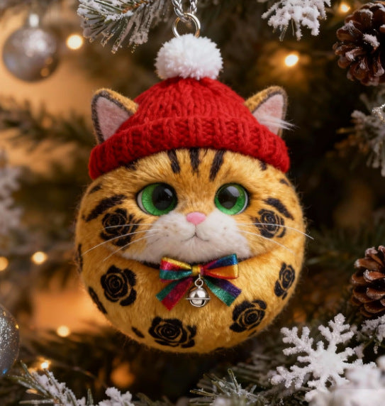 🐱❄️ Furry Friends: Winter Cat Ornament Collection