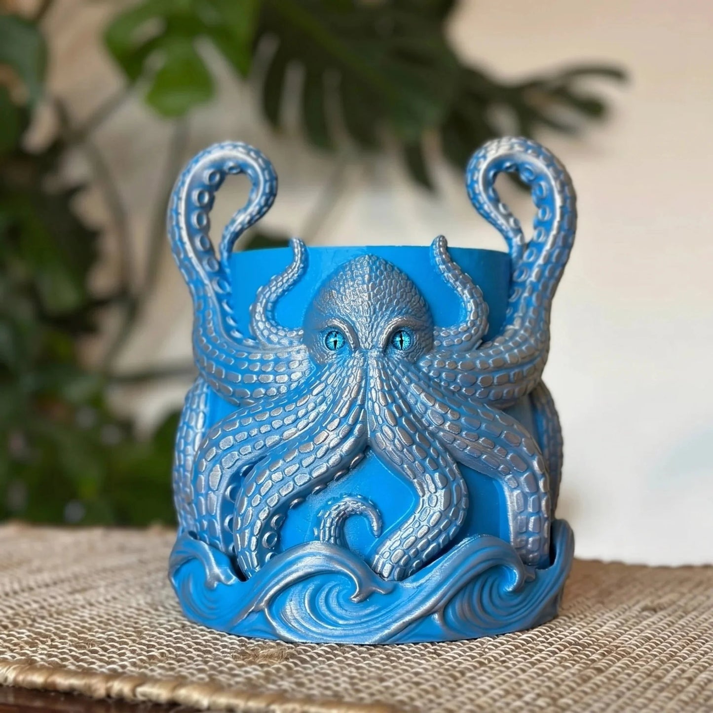 🥳3D Printed Kraken Planter – Octopus Planter with Tray🔥BUY 2 GET 10% OFF
