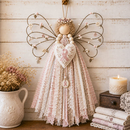 🪽 Angel Fabric Hanging DIY Kit - Stitch a Little Blessing That Stays Forever