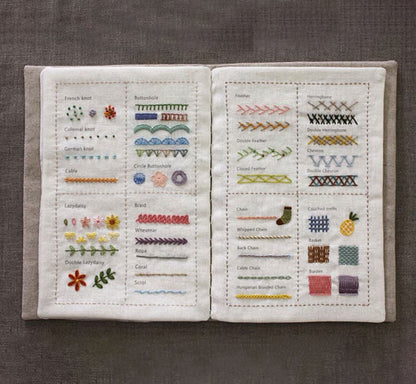🌈Beginner-Friendly💕2026 Upgraded Embroidery Stitch Book Kit