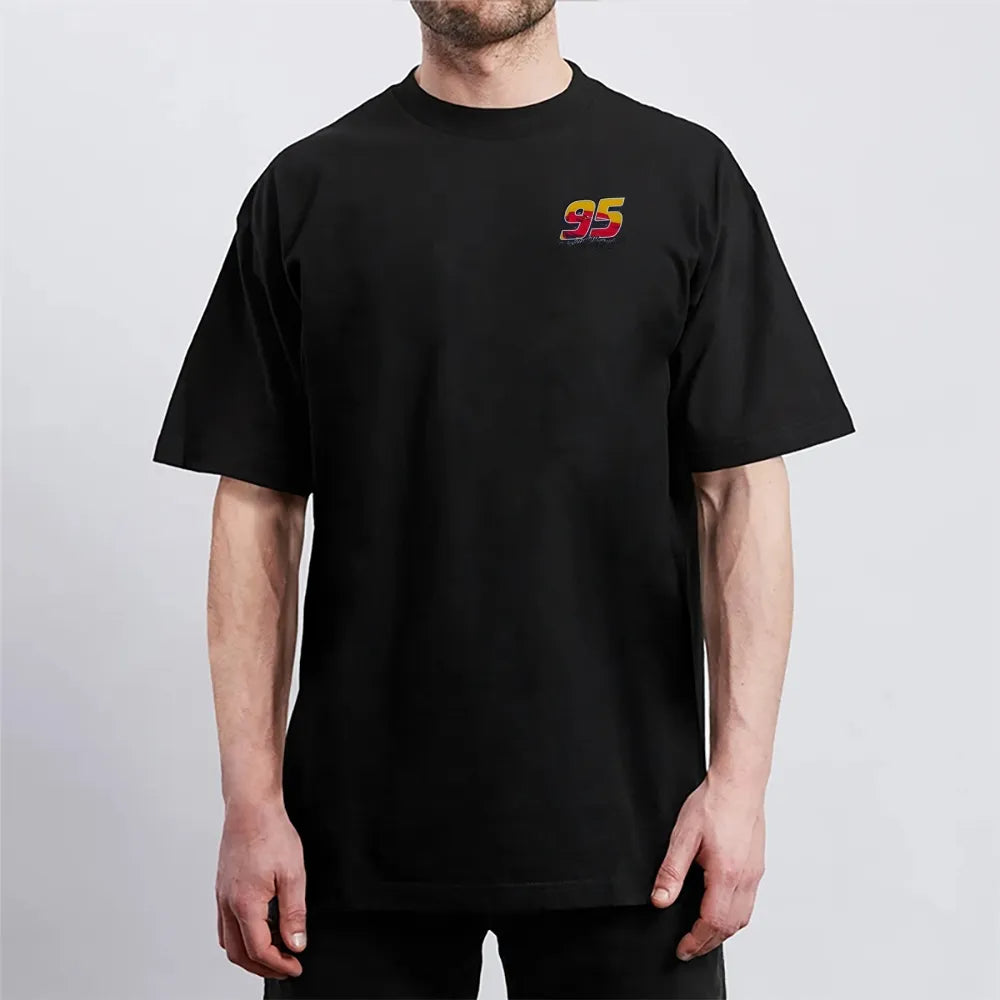 Crazy Racing McQueen Unisex Round Neck Anime T-shirt