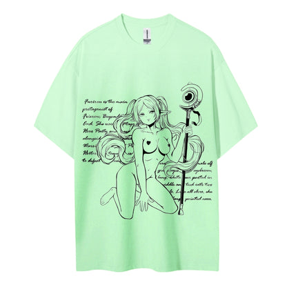 Frieren Wizardy Unisex Crew Neck Anime T-Shirt