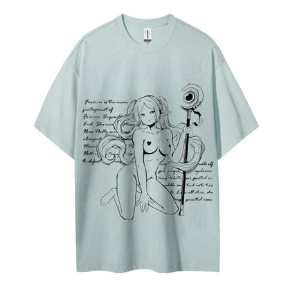 Frieren Wizardy Unisex Crew Neck Anime T-Shirt